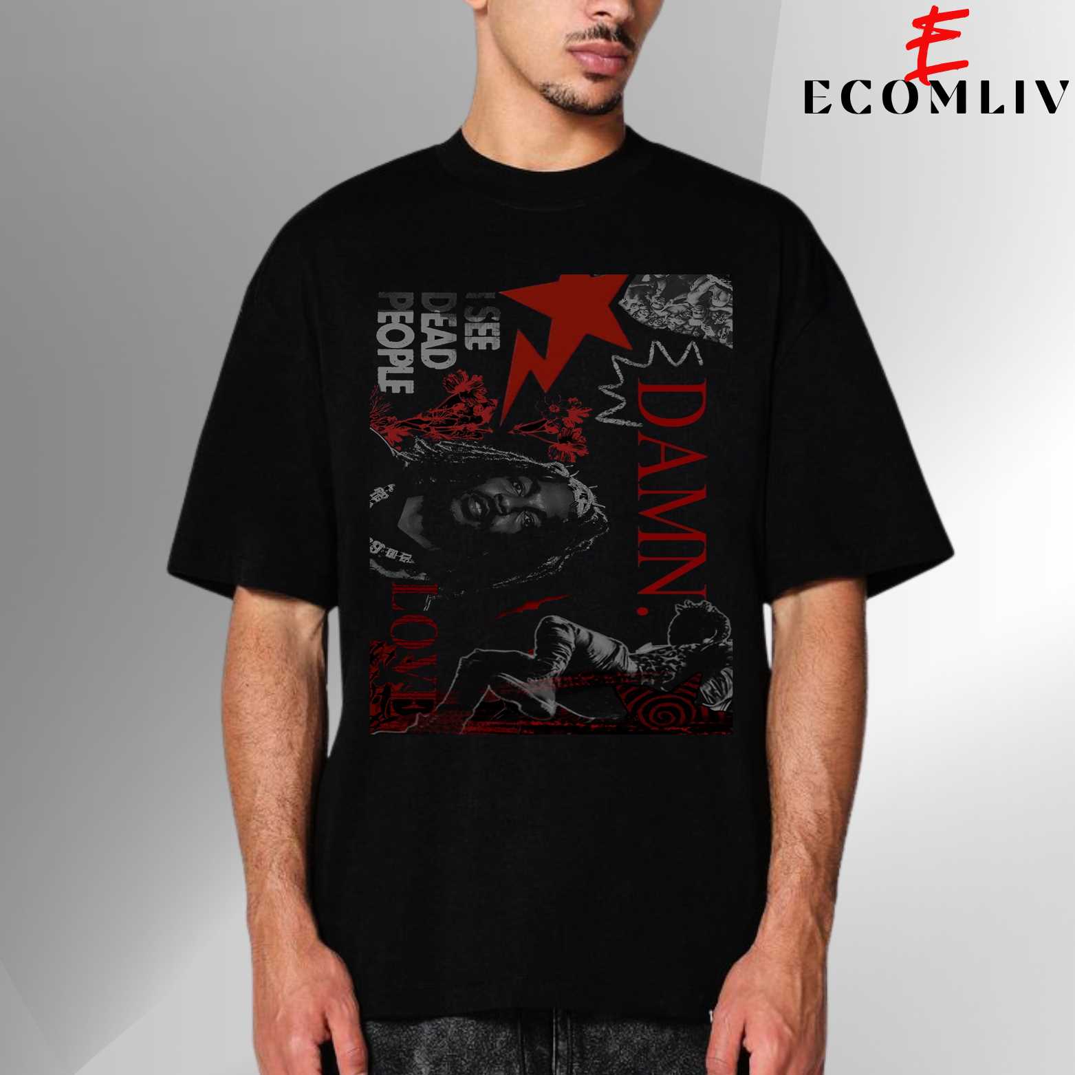 Damn Rap Legend Tee, Minimalist Graphic T-Shirt